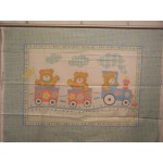 Bear Train - Pastel